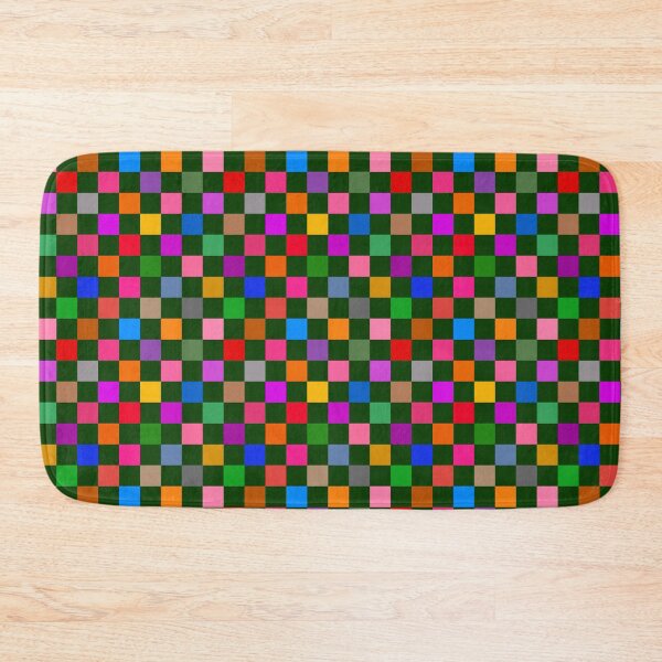Item preview, Green Colorful Checkered Pattern Design  designed and sold by PatternTitan.