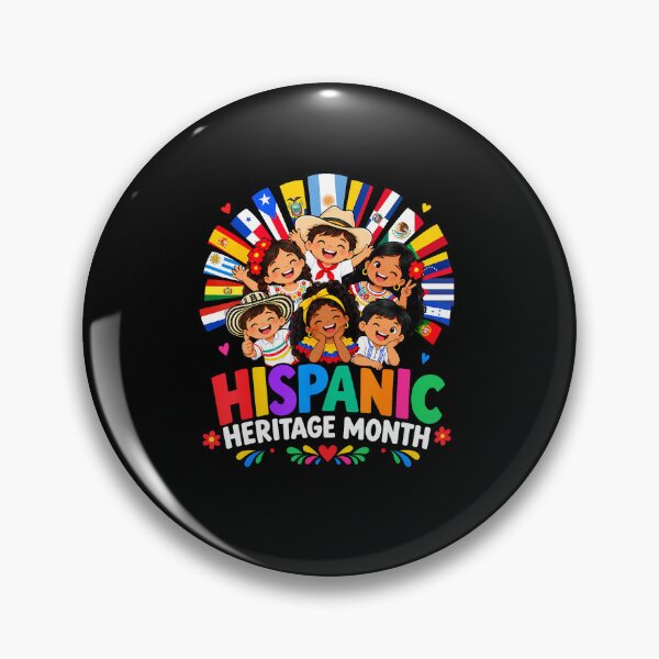 Item preview, Hispanic Heritage Month Latino Countries Flags designed and sold by RealestInternet.
