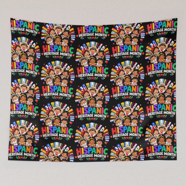 Item preview, Hispanic Heritage Month Latino Countries Flags designed and sold by RealestInternet.