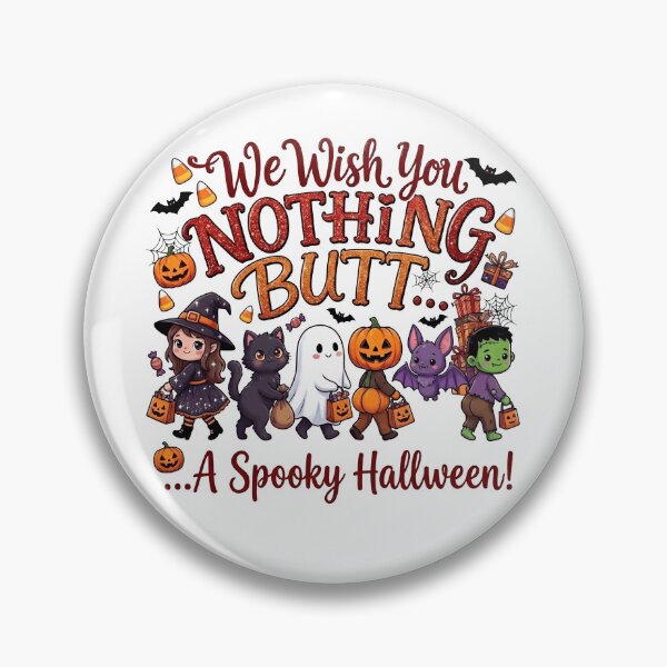 Item preview, We Wish You Nothing Butt A Spooky Halloween designed and sold by fyy-fcy-artwork.