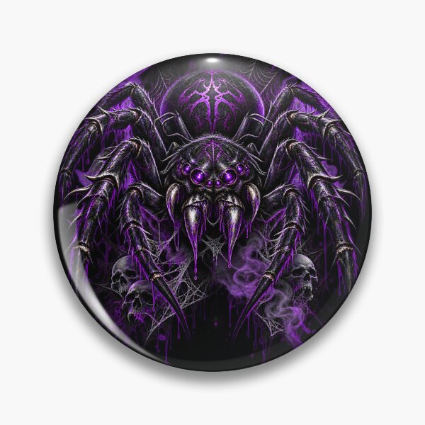 Item preview, Purple Venom Spider – Gothic Halloween Arachnid designed and sold by Redshop04.