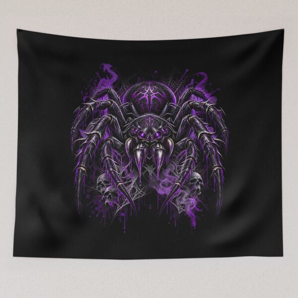 Item preview, Purple Venom Spider – Gothic Halloween Arachnid designed and sold by Redshop04.