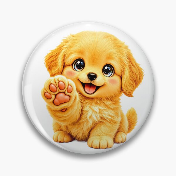 Item preview, Cute Golden Retriever Puppy Reaching Paw. designed and sold by RBest!.
