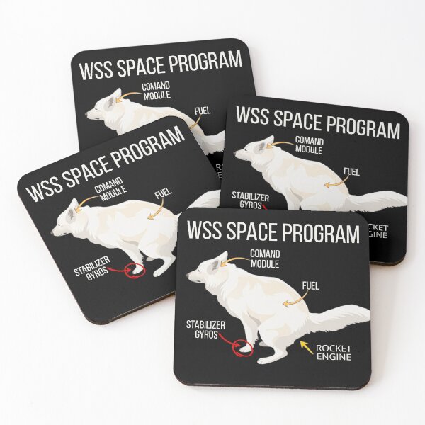 Item preview, White Swiss Shepherd Space Program designed and sold by BikTee.
