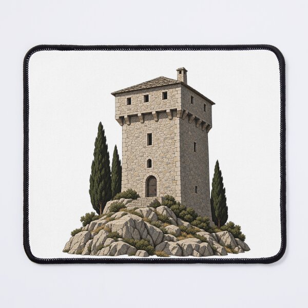 Item preview, Traditional Albanian Kulla - Historical Architecture designed and sold by NorthPeak Studio.