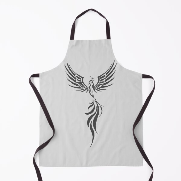 Item preview, Majestic Dark Grey Rising Phoenix Silhouette designed and sold by URSM.