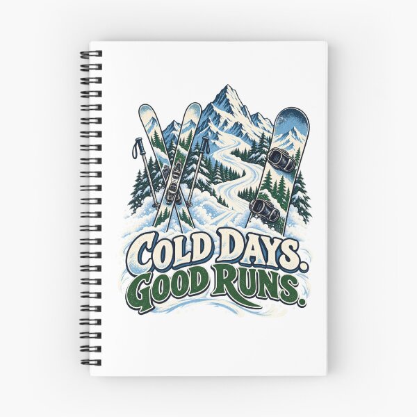 Item preview, Cold Days. Good Runs. Ski and Snowboard Design designed and sold by Good Mood Foundry.