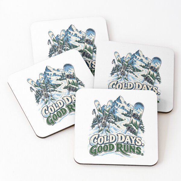 Item preview, Cold Days. Good Runs. Ski and Snowboard Design designed and sold by Good Mood Foundry.