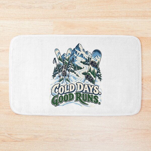 Item preview, Cold Days. Good Runs. Ski and Snowboard Design designed and sold by Good Mood Foundry.
