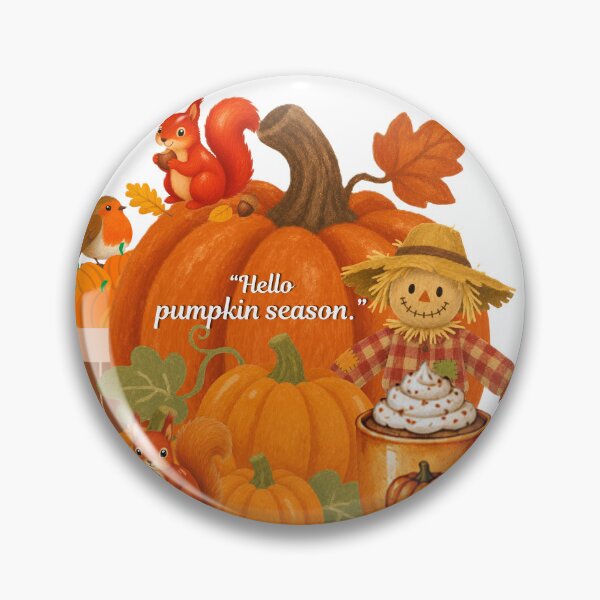 Item preview, Hello pumpkin season! designed and sold by BlueArt7.