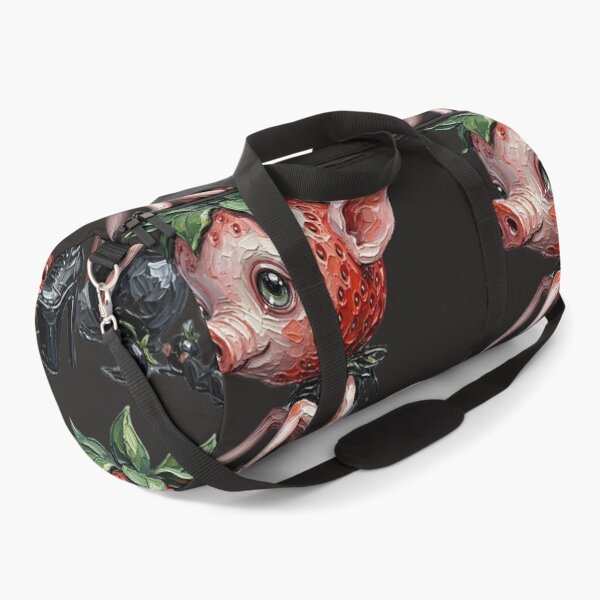 Item preview, Creepy Cute Gothic Strawberry Pig with Skull designed and sold by LujziWorld.