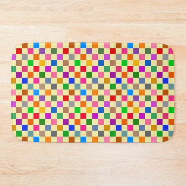 Item preview, Yellow Colorful Checkered Pattern Design  designed and sold by PatternTitan.