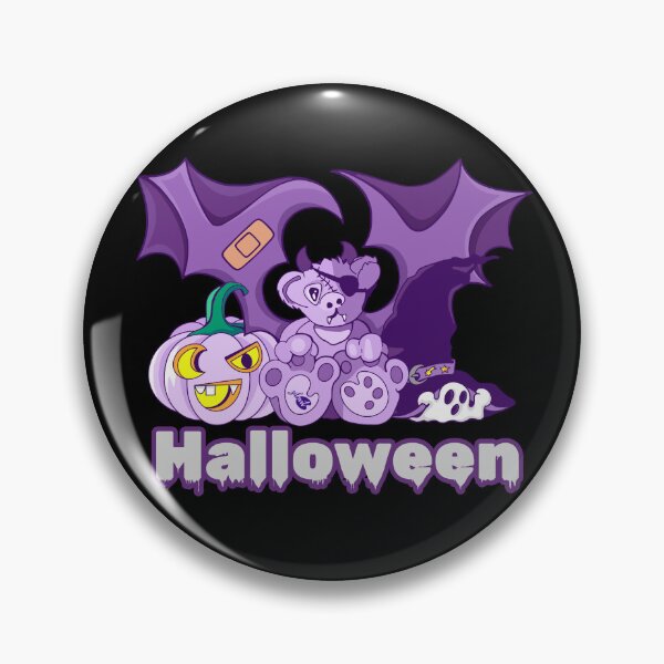 Item preview, Cute Halloween Bear Pumpkin Ghost Design designed and sold by zib.art.