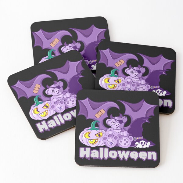 Item preview, Cute Halloween Bear Pumpkin Ghost Design designed and sold by zib.art.