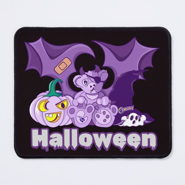 Item preview, Cute Halloween Bear Pumpkin Ghost Design designed and sold by zib.art.