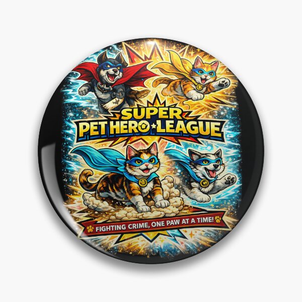 Item preview,  Super Pet Hero League Fighting Crime One Paw At  Time designed and sold by victoriaMerle.
