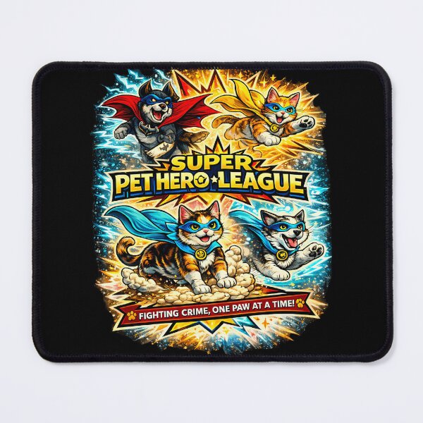 Item preview, Super Pet Hero League Fighting Crime One Paw At Time designed and sold by victoriaMerle.