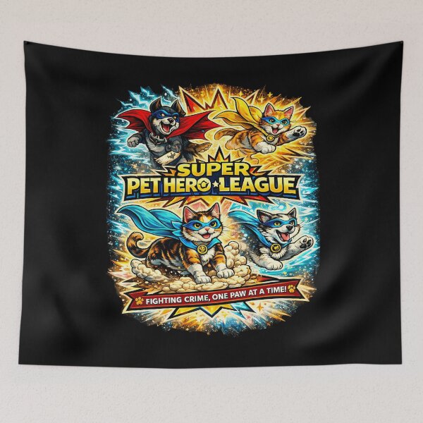 Item preview,  Super Pet Hero League Fighting Crime One Paw At  Time designed and sold by victoriaMerle.