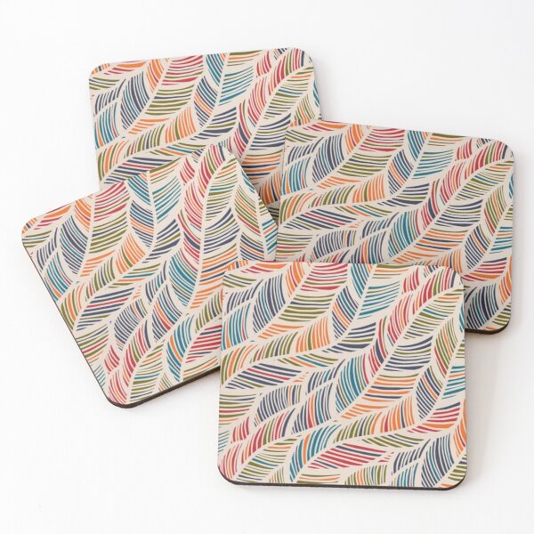Item preview, Colorful Abstract Leaf Pattern – Modern Botanical Design designed and sold by frantuliuss.
