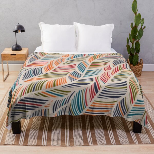 Item preview, Colorful Abstract Leaf Pattern – Modern Botanical Design designed and sold by frantuliuss.