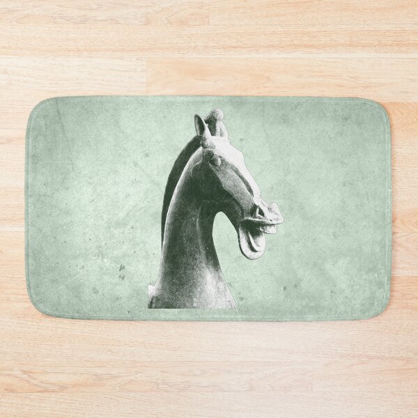 Item preview, Han Dynasty Ceramic Horse Head Profile Green designed and sold by Ghoul Enterprises.