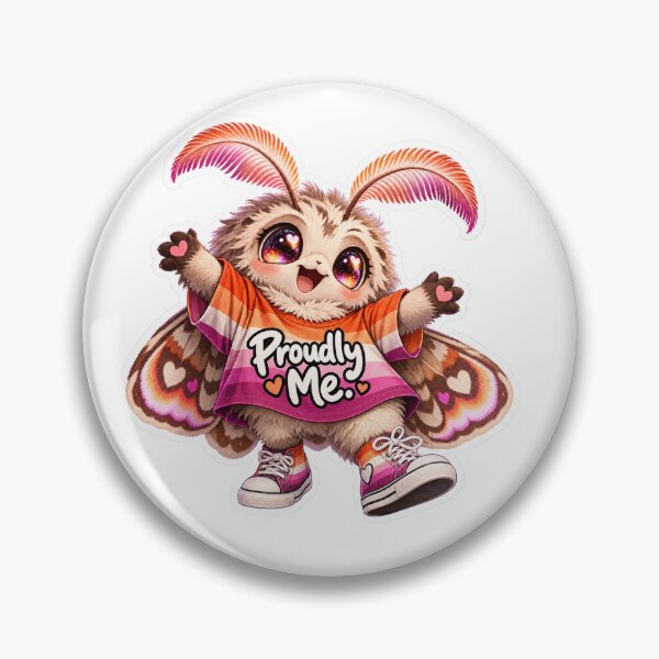 Item preview, Pat the Moth: Lesbian Pride designed and sold by Ambient-Thunder.