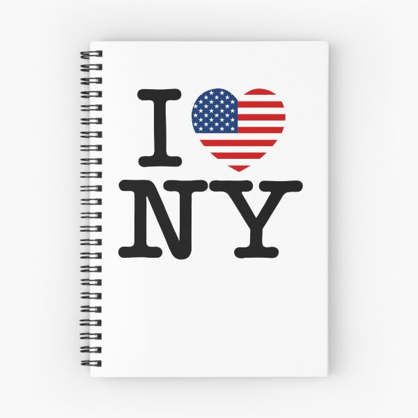Item preview, I Love NY - Classic Logo with America Flag designed and sold by DGMaxShop.