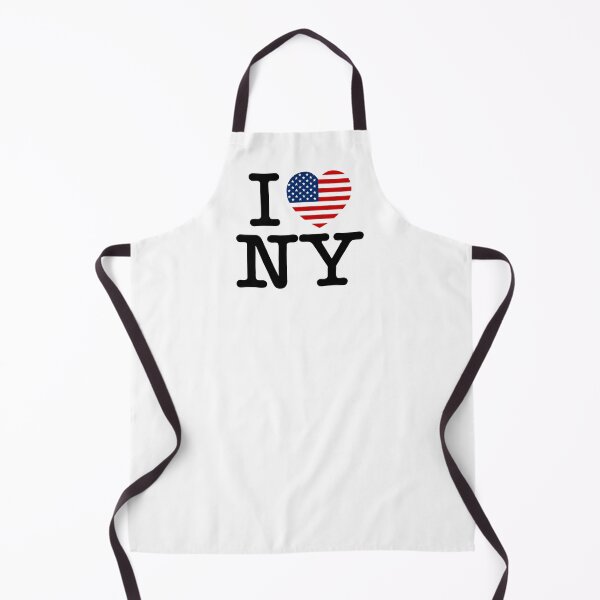 Item preview, I Love NY - Classic Logo with America Flag designed and sold by DGMaxShop.