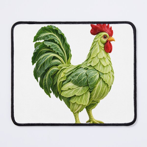 Item preview, Lettuce rooster art designed and sold by urbanshop7.