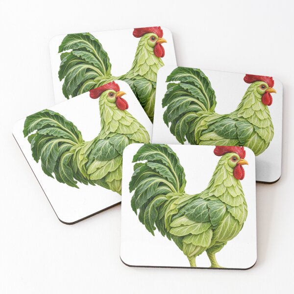 Item preview, Lettuce rooster art designed and sold by urbanshop7.