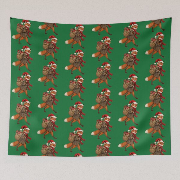Item preview, Fantastic Mr. Fox Christmas Santa Hat | Festive Fox Holiday Gift designed and sold by biblio_phile.