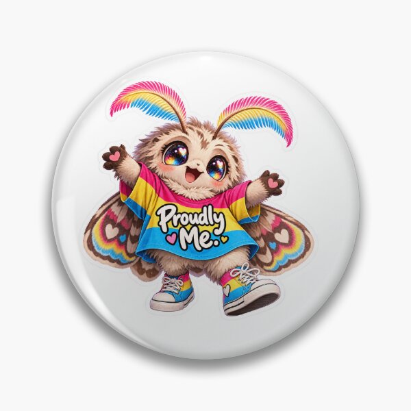 Item preview, Pat the Moth: Pansexual Pride designed and sold by Ambient-Thunder.