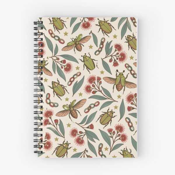Item preview, Christmas Beetle Seamless Pattern | Retro Australian Christmas Wrapping Paper Repeat designed and sold by StickyGuys.