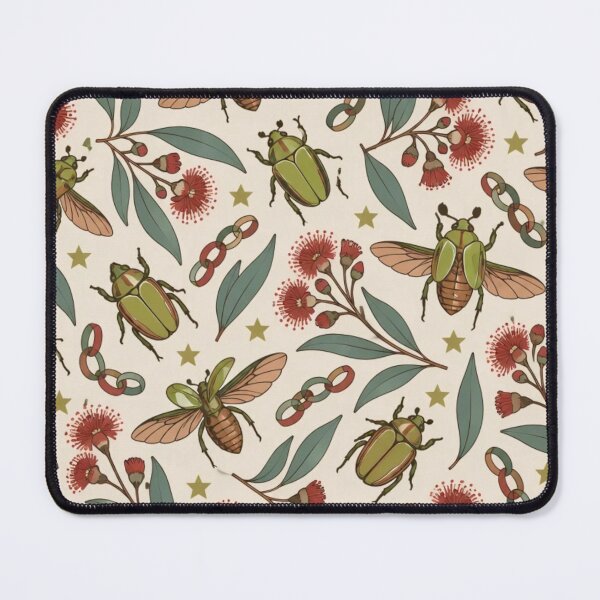 Item preview, Christmas Beetle Seamless Pattern | Retro Australian Christmas Wrapping Paper Repeat designed and sold by StickyGuys.
