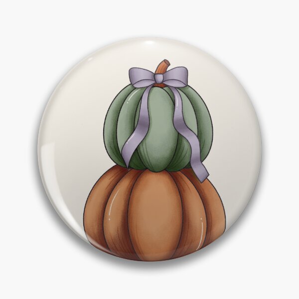 Item preview, Two Cute Pumpkins with a bow designed and sold by By_Lisart.