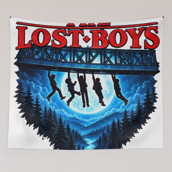 Item preview, The Lost Boys Moonlit Bridge designed and sold by CreativeNest Prints.