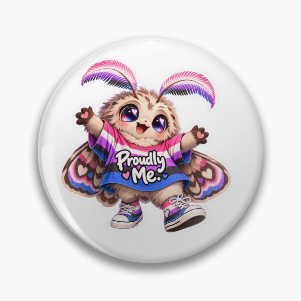 Item preview, Pat the Moth: Genderfluid Pride designed and sold by Ambient-Thunder.