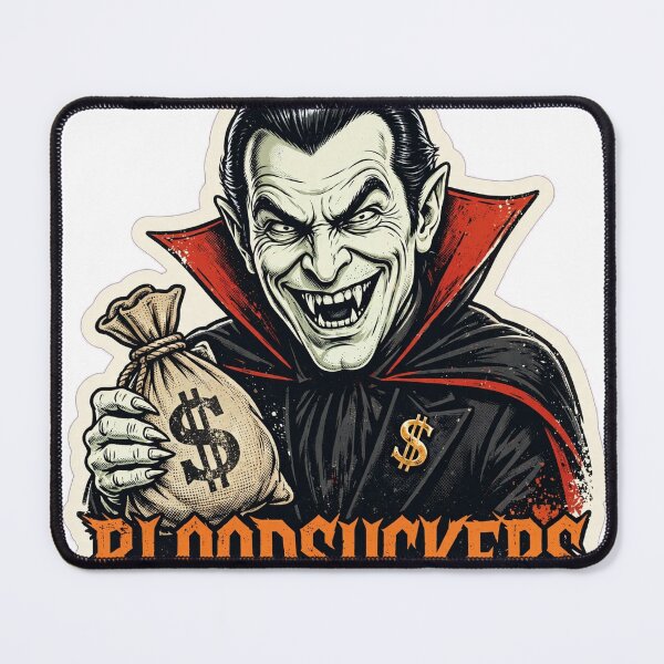 Item preview, Bloodsuckers – Vampire Billionaire Halloween Sticker Design designed and sold by OuttaOrbitSlaps.