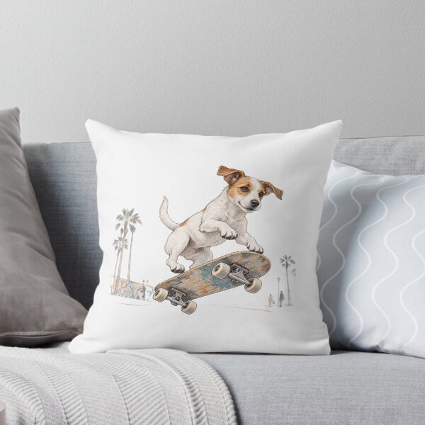 Item preview, Jack Russell Skateboard Trick at Venice Beach designed and sold by Russell Thorne.