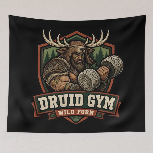 Item preview, Druid Gym Wild Form Hardcore Bodybuilding Tabletop designed and sold by Dice_Goblin_Studio.