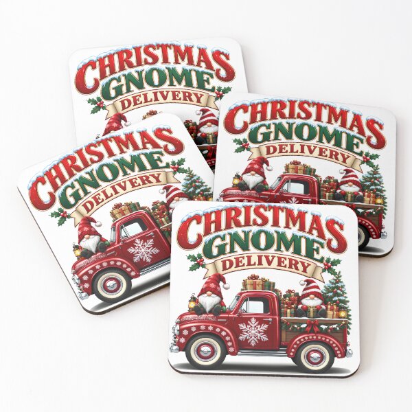Item preview, Christmas Gnome Delivery Truck. designed and sold by DigiArt8Design.