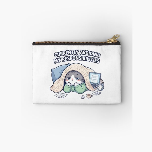 Item preview, Currently Avoiding My Responsibilities Cat designed and sold by Mbk Studios.