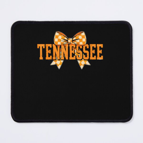 Item preview, Vintage Tennessee Checkered Orange Coquette Bow designed and sold by RealestInternet.