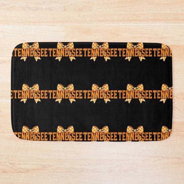Item preview, Vintage Tennessee Checkered Orange Coquette Bow designed and sold by RealestInternet.