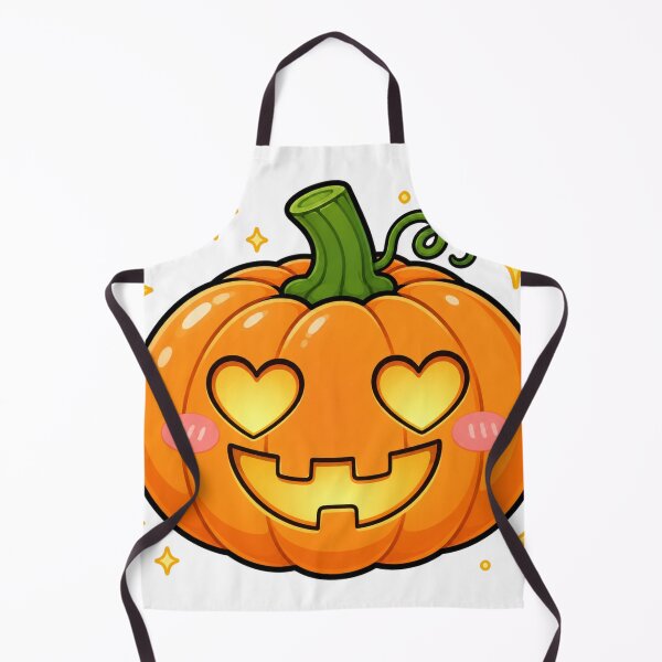 Item preview, Pumpkin Gift - Kawaii Heart Eyes Jack O Lantern designed and sold by RedRubyBubble.