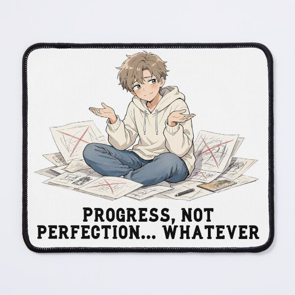 Item preview, Progress, not perfection... whatever designed and sold by katerynaS99.