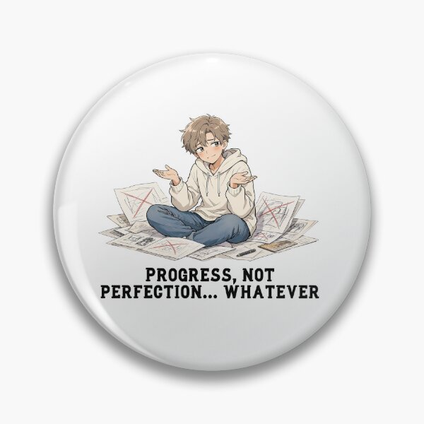 Item preview, Progress, not perfection... whatever designed and sold by katerynaS99.