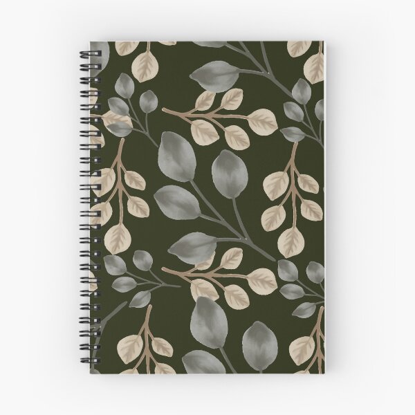 Item preview, Eucalyptus Leaves Dark Olive Green Seamless Pattern Art designed and sold by ​Jyoti Digital Artist.