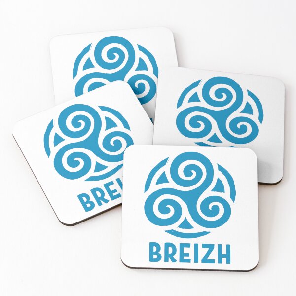 Item preview, Blue breton triskell and sign Breizh designed and sold by Art of Sun.