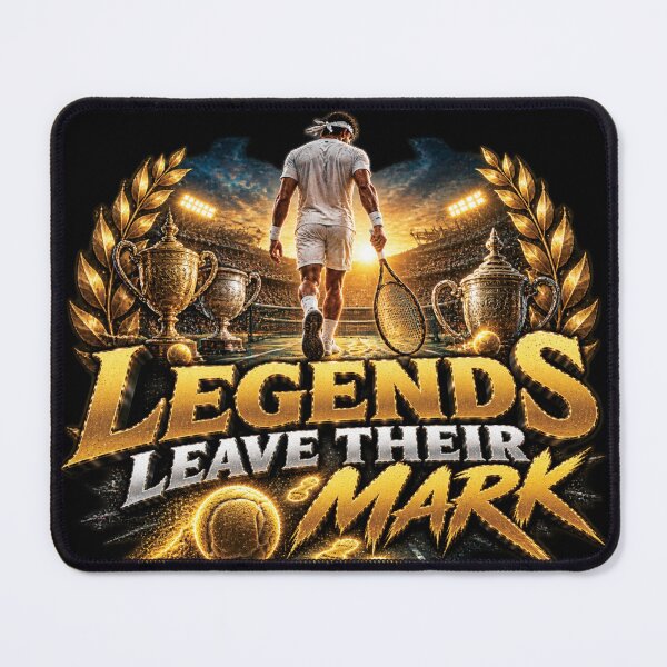 Item preview, Legends Leave Their Mark | Tennis Champion Motivation Design designed and sold by M. Mamdouh Artworks.
